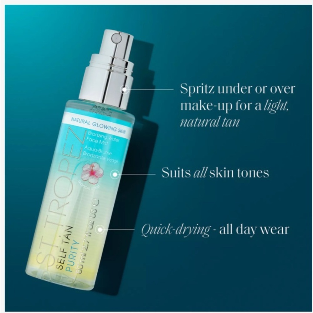 NEW, Sealed St. Tropez Self Tan Bronzing Face Mist - 2.7 fl oz - Picture 2 of 6